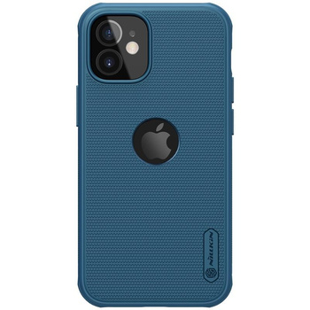 Nillkin Super Frosted Shield Magnetic - Coque pour Apple iPhone 12 Mini (Bleu)