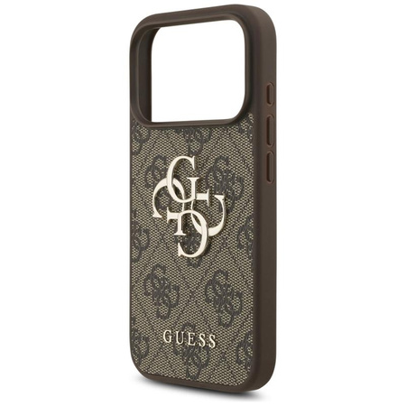 ETUI DO IPHONE 17 PRO GUESS BRĄZOWE ELEGANCKIE MODNE CASE PLECKI