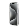 Guess IML 4G Gold Stripe - Coque iPhone 15 Pro (noir)