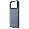 Custodia MagSafe con logo trapuntato BMW M per iPhone 17 Pro Max (blu)