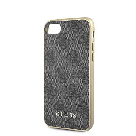 Guess 4G Charms Kollektion - iPhone iPhone SE 2022 / SE 2020 / 8 / 7 Tasche (grau)