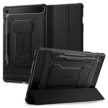 Spigen Rugged Armor Pro - Étui pour Samsung Galaxy Tab S10 FE+ 13.1" (Noir)