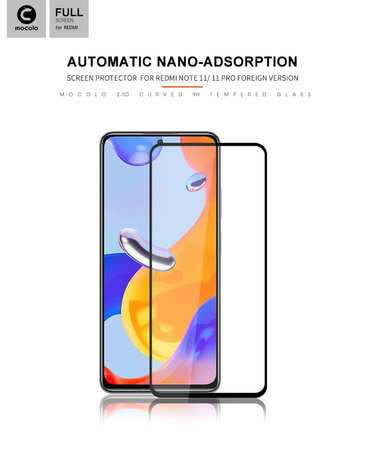 Mocolo 2.5D Full Glue Glass - Ochranné sklo pro Xiaomi Redmi Note 11 Pro / Note 11 Pro Plus
