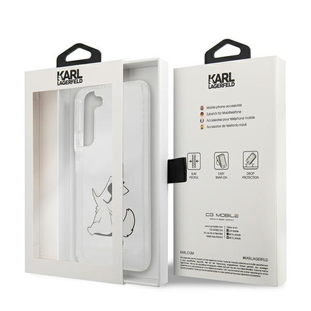 Karl Lagerfeld Choupette Fun - Etui Samsung Galaxy S22 (Transparent)