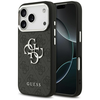 Guess 4G Big 4G Classic Logo - Case iPhone 17 Pro (Black / Silver)