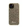 Guess Disco Metal Script - iPhone 15 Hülle (Gold)