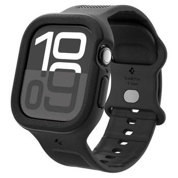 Spigen Vault Pro - Řemínek s pouzdrem pro Apple Watch 10 42 mm (Matně černý)