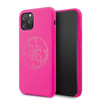 Guess Slilicon 4G Tone on Tone Logo - Etui iPhone 11 Pro (Fuchsia)