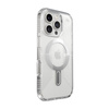 Speck Presidio Perfect-Clear Grip ClickLock & MagSafe - Case iPhone 16 Pro (Klar / Chrom-Finish / Serene Silber)