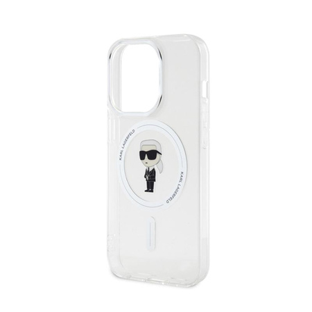 Karl Lagerfeld IML Ikonik MagSafe - iPhone 15 Pro Tasche (Transparent)