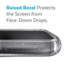 Speck Presidio Perfect-Clear with Glitter - Samsung Galaxy S22+ Case with MICROBAN Antimicrobial Coating (Clear/Platinum Glitter)