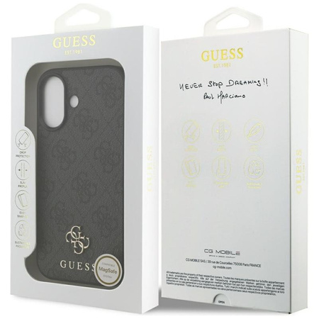 ETUI MAGSAFE GUESS DO IPHONE 17 CZARNE CASE MAGNETYCZNE ELEGANCKIE