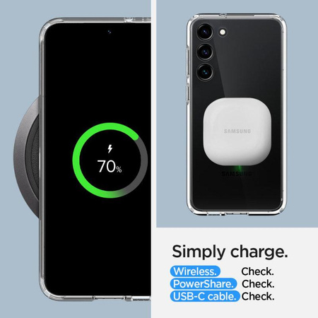 Spigen Ultra Hybrid - Hülle für Samsung Galaxy S23+ (Transparent)