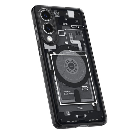 Spigen Ultra Hybrid MagSafe - Case for Samsung Galaxy S25 Edge (Zero One Black)