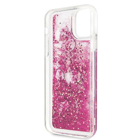 Karl Lagerfeld Glitter Liquid Floatting Charms - iPhone 11 Pro Max tok (Pink Floatting Charms)