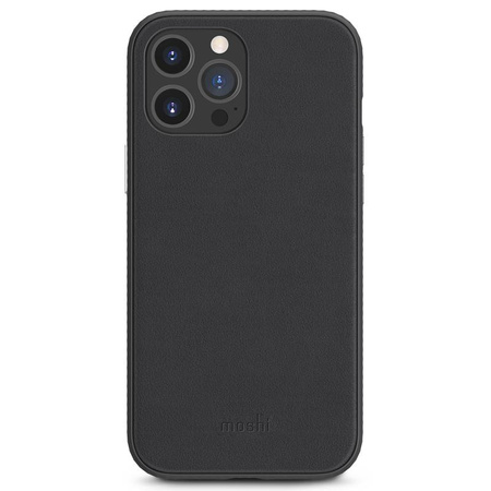 Moshi Overture - 3 az 1-ben iPhone 13 Pro Max flip tok (antibakteriális NanoShield™) (Jet Black)
