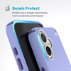 Speck Presidio2 Pro ClickLock & MagSafe - Case for iPhone 16 Plus (Future Lavender / Cassis Purple / White)