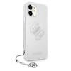 Guess 4G Big Logo Charm - pouzdro pro iPhone 11 (stříbrné přívěsky)