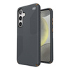 Speck Presidio2 Grip - Étui Samsung Galaxy S24+ (Gris anthracite / Bronze froid)