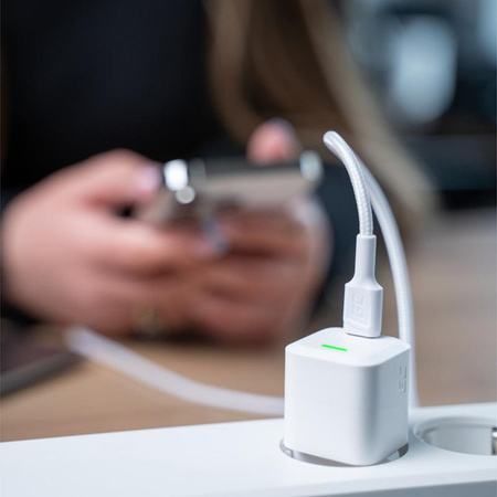 Green Cell PowerStream - Câble USB-C - Lightning 100 cm Câble d'alimentation certifié Apple MFi (blanc)