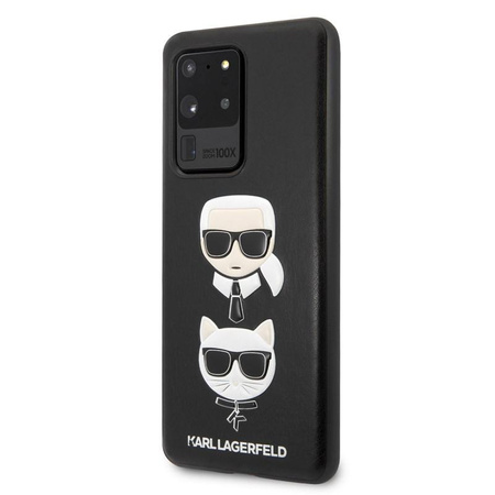 Karl Lagerfeld Embossed Case Karl & Choupette - pouzdro pro Samsung Galaxy S20 Ultra