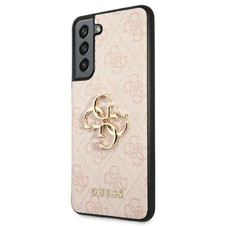 Guess 4G Big Metal Logo - Etui Samsung Galaxy S21 FE (różowy)