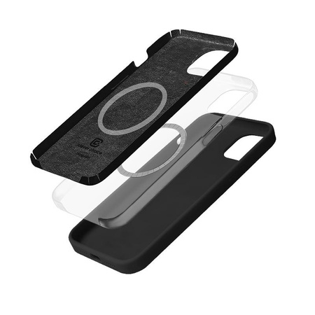 Crong Color Cover Magnetic Case for iPhone 14 Plus (Black)