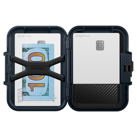 Spigen Lock Fit MagSafe - Magnetic Wallet (Metal Slate)
