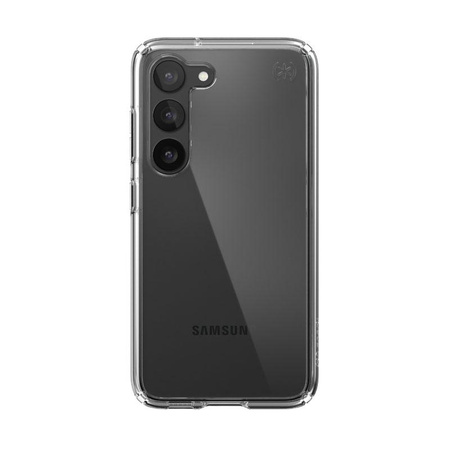 Speck Presidio Perfect-Clear - Samsung Galaxy S23 Case with MICROBAN Coating (Clear)