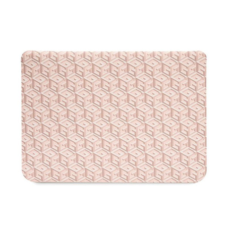 Guess GCube csíkos számítógépes tok - 14" notebook tok (rózsaszín)