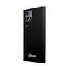 Guess Silicone Script Metal Logo - Etui Samsung Galaxy S22 Ultra (noir)
