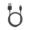 PURO Weiß - USB-A / USB-C Anschlusskabel 1 m (schwarz)