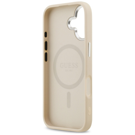 Guess Triangle Logo MagSafe - Case iPhone 17 (Beige)