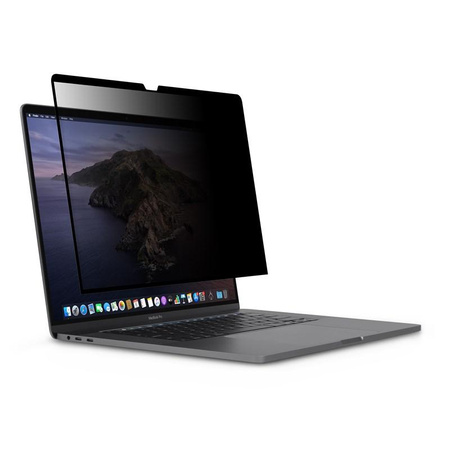 Moshi Umbra - Ochranná fólie na obrazovku MacBooku Pro 16" s filtrem soukromí (černý rámeček)