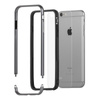 Moshi iGlaze Luxe - Case with aluminum frame iPhone 6s Plus / iPhone 6 Plus (Titanium Grey)