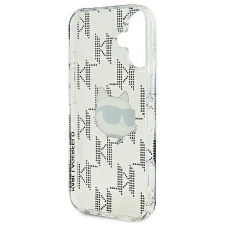 Karl Lagerfeld IML Choupette Head Electroplated - iPhone 16 tok (átlátszó)