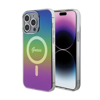 Guess IML Iridescent MagSafe - iPhone 15 Pro Case (coloré)