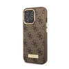 Guess 4G Logo Plate MagSafe - Etui iPhone 13 Pro Max (brązowy)