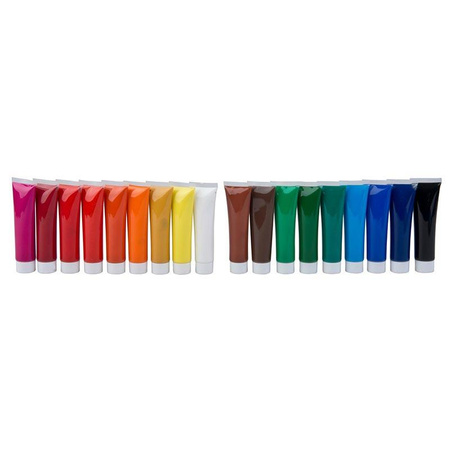 Artist & Co - Set of acrylic paints in 36 ml tubes 18 colors