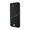 BMW Signature Leather Textured & Line MagSafe - Samsung Galaxy S24 Tasche (schwarz)