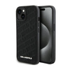 Karl Lagerfeld Gestepptes K-Muster - iPhone 15 Tasche (schwarz)