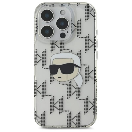 Karl Lagerfeld IML Karl Head Electroplated - Case for iPhone 16 Pro (transparent)