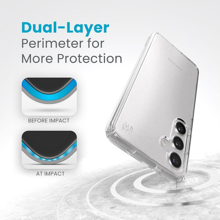 Speck Presidio Perfect-Clear - Samsung Galaxy S24+ tok (átlátszó/átlátszó)