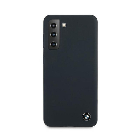 BMW Silikon Signature Logo - Hülle für Samsung Galaxy S21+ (navy blau)