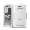 DKNY Liquid Glitter Big Logo - Hülle für iPhone 12 / iPhone 12 Pro (schwarz)