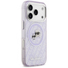 ETUI DO IPHONE 17 PRO do MAGSAFE KARL LAGERFELD ORYGINALNE FIOLETOWE CASE