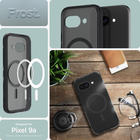 Spigen Ultra Hybrid MagSafe - pouzdro pro Google Pixel 9a (Frost Black)