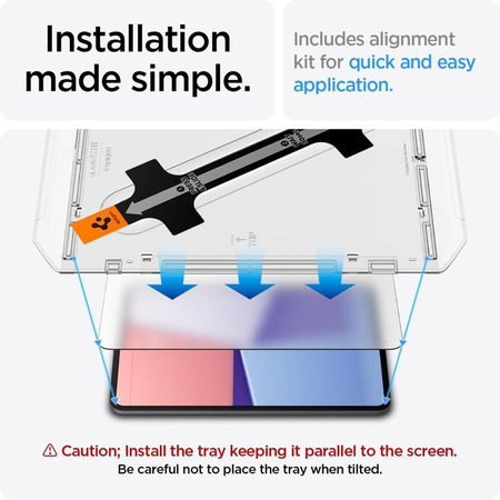 Spigen GLAS.TR EZ FIT - Tempered glass for iPad Pro 13" (M5, 2025 / M4, 2024)  (Transparent)