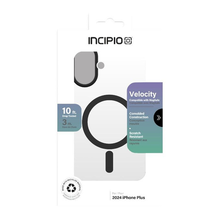 Incipio Velocity MagSafe - Case iPhone 16 Plus (Clear / Black)