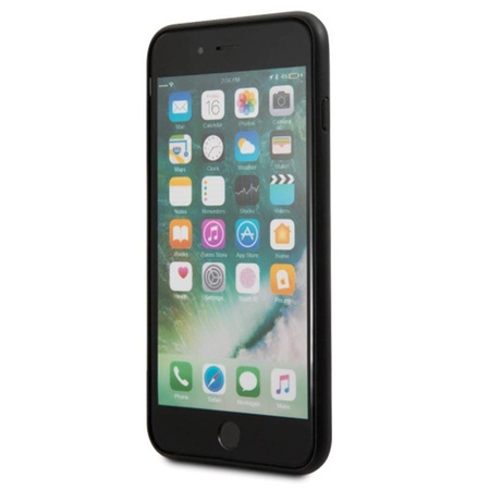 Karl Lagerfeld Embossed Case Karl & Choupette - Etui iPhone 8 Plus / 7 Plus (czarny)